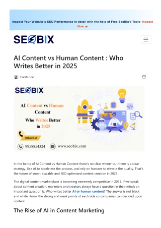 AI Content vs Human Content  Who Writes Better in 2025