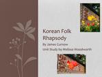 Korean Folk Rhapsody