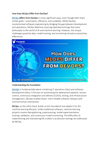 MLOps Online Course | Machine Learning Operations Training