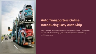 Auto Transporters Online