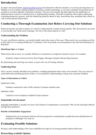 Conducting a Thorough Assessment Before Implementing Solutions
