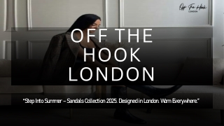 Off The Hook London – Footwear Redefined for the Bold