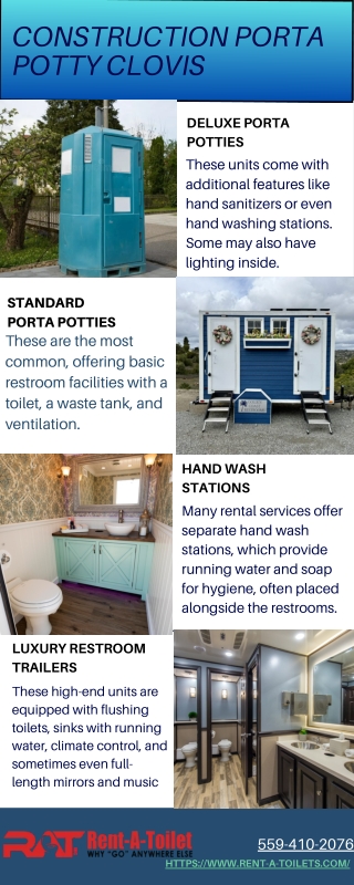 Construction Porta Potty Clovis