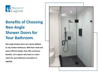 Benefits of Neo-Angle Shower Doors for Your Bathroom