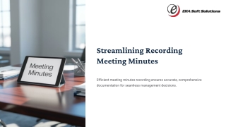 Comprehensive Management Meeting Minutes Recording and Documentation