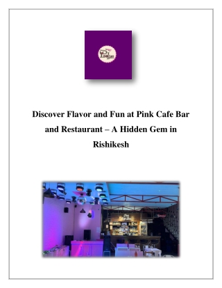 best bar in rishikesh