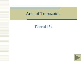 Area of Trapezoids