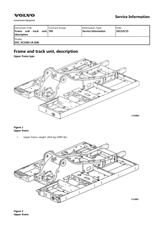 VOLVO EC220D LR EC220DLR EXCAVATOR Service Repair Manual Instant Download