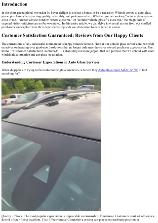 Customer Satisfaction Guaranteed: Reviews from Our Happy Clients