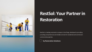 RestSol-Your-Partner-in-Restoration - water damage restoration, mold remediation