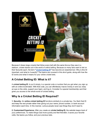 Cricket betting ID with Instant Bonuses, Benefits & Guide (1)