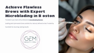 Achieve Flawless Brows with Expert Microblading in Boston