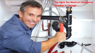 Top Signs You Need an Emergency Plumber in Chicago