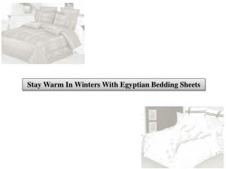 Stay warm in winters with Egyptian bedding Sheets