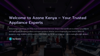 Online Electronic Shops in Nairobi azone