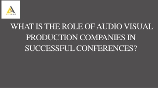 How AV Companies Ensure Conference Success