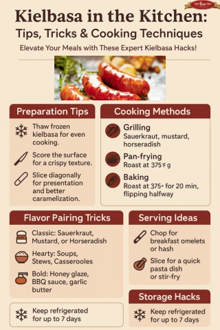 Kielbasa in the Kitchen Tips, Tricks & Cooking Techniques