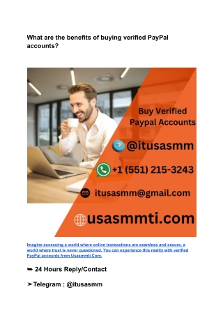 What are the benefits of buying verified PayPal accounts (1)