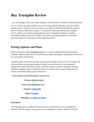 Buy Trustpilot Review (1)