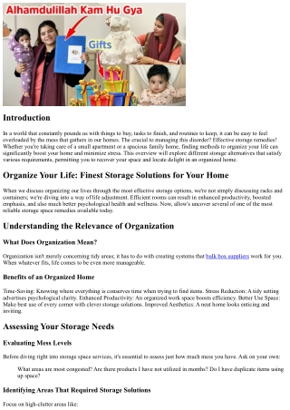 Organize your life: Best storage space remedies for your home