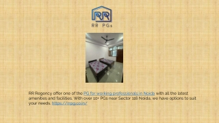PG For Working Professionals In Noida