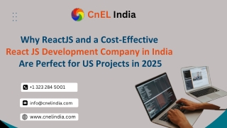 Why ReactJS and a Cost-Effective React JS Development Company in India Are Perfe