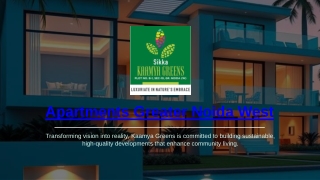 Kaamya Greens by Sikka Group – Modern Living Near Noida Greater Noida Expressway