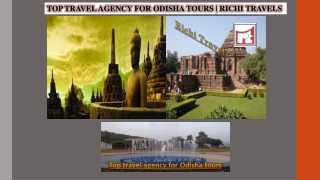 TOP TRAVEL AGENCY FOR ODISHA TOURS