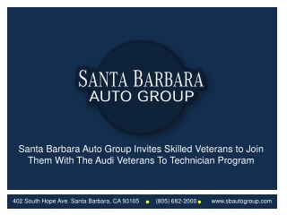 Audi Veterans Technician Program