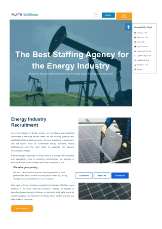 Energy Industry Staffing