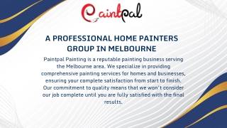 Professional Painters in Melbourne – Quality You Can Trust