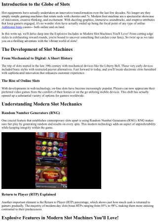 Explosive Functions in Modern Port Machines You'll Love!