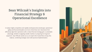 Why Companies Trust Sean Wilczak for Growth