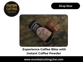 Experience Coffee Bliss with Instant Coffee Powder