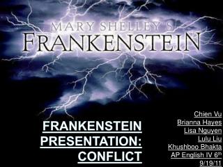 Frankenstein Presentation: Conflict