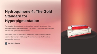 Hydroquinone 4 Cream for Dark Spots – Brighten Your Skin Fast