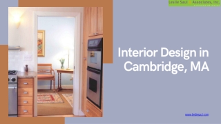 Inspired Interior Design in Cambridge, MA – Crafted by Leslie Saul & Associates