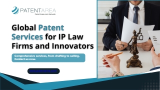 Global Patent Services for IP Law Firms and Innovators