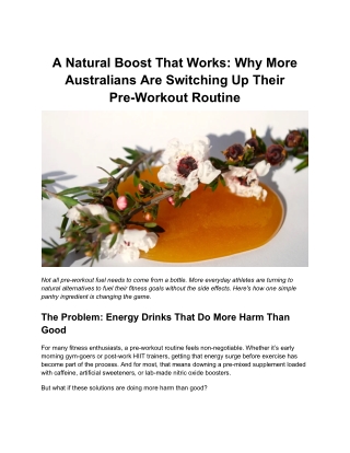 A Natural Boost That Works_ Why More Australians Are Switching Up Their Pre-Workout Routine