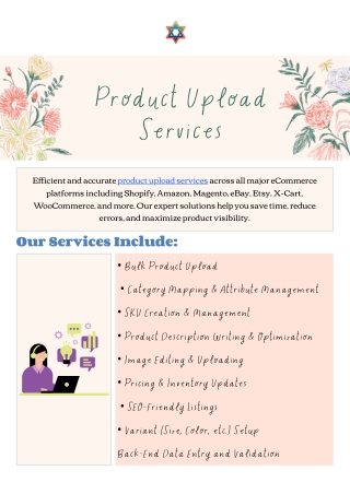 Accurate and Fast Product Upload Services for Ecommerce