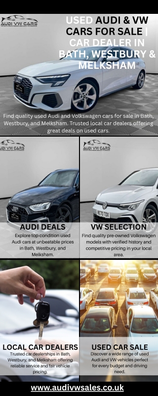 Used Audi & VW Cars for Sale  Car Dealer in Bath, Westbury & Melksham