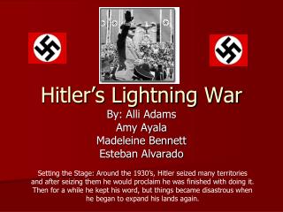 Hitler’s Lightning War