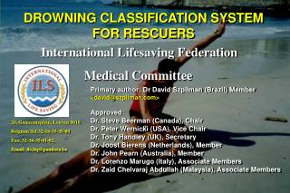 DROWNING CLASSIFICATION SYSTEM FOR RESCUERS