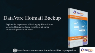 Secure & Fast Hotmail Email Backup Solution