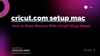 cricut.com setup mac