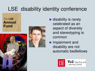 LSE disability identity conference