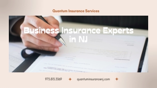 Business Insurance Experts in NJ  Quantum Insurance Services