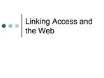 Linking Access and the Web