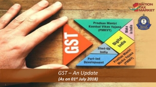 GST – An Update (As on 01 st July 2018)