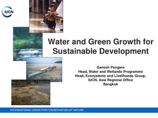 Water and Green Growth for Sustainable Development